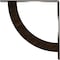 Ekena Millwork Bulwark Steel Bracket, Antiqued Bronze 2"W x 16"D x 16"H BKTM02X16X16BUABZ - alternate 9